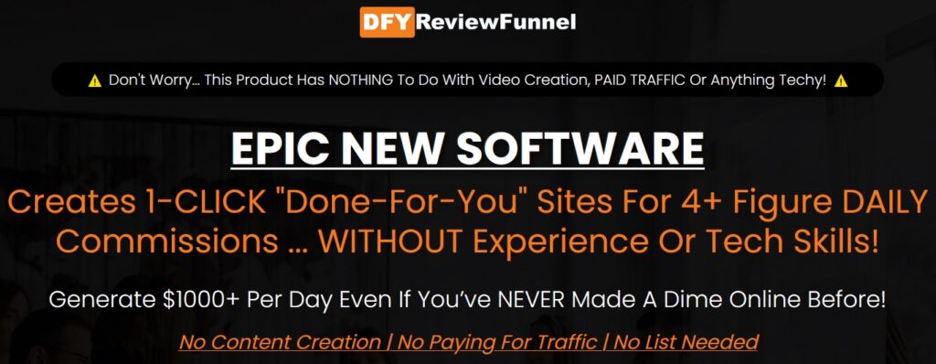 DFY Review Funnel Review