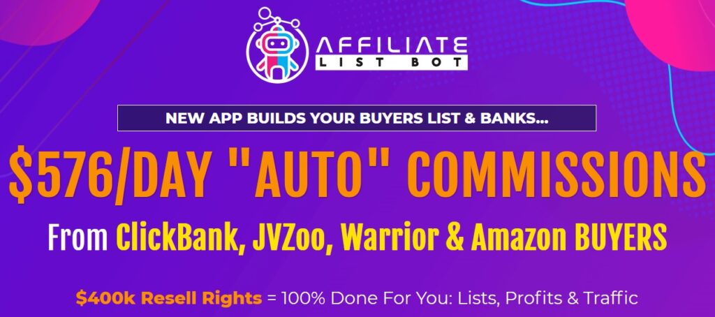 Affiliate List Bot Review
